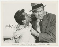 3r0379 MAN WHO KNEW TOO MUCH 8x10.25 still 1956 Hitchcock, James Stewart listening to dying Gelin!