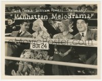 3r0380 MANHATTAN MELODRAMA 8x10.25 still 1934 Clark Gable w/ Nat Pendleton, Isabel Jewell & Evans!