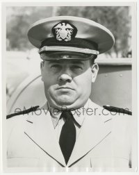 3r0391 MCHALE'S NAVY TV 7.25x9 still 1962 c/u of Tim Conway as bumbling Ensign Parker in premiere!
