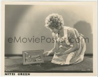 3r0398 MITZI GREEN 8x10.25 still 1932 as Little Orphan Annie, playing jacks with Annie jacks set!