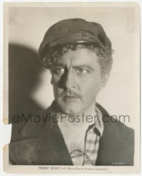 3r0399 MOBY DICK 8x10 still 1930 best portrait of John Barrymore as Captain Ahab, Herman Melville!