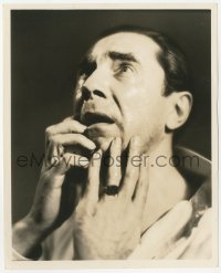3r0431 NIGHT OF TERROR 8x10 still 1933 wonderful close up of crazed Bela Lugosi, He Lived To Kill!