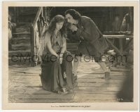3r0444 ORPHANS OF THE STORM 8x10 still 1921 D.W. Griffith classic, man whispers to sad Dorothy Gish!