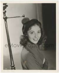 3r0464 PIER ANGELI deluxe 8.25x10 still 1950s smiling standing head & shoulders portrait while at MGM!