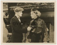 3r0525 SIDEWALKS OF NEW YORK 8x10.25 still 1931 man holds gun on Buster Keaton dressed in drag!