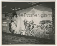 3r0532 SNOWS OF KILIMANJARO 8.25x10 still 1952 enormous multi-panel indoor theater display!