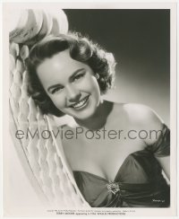 3r0564 TERRY MOORE 8.25x10 still 1952 beautiful smiling portrait, making Come Back, Little Sheba!