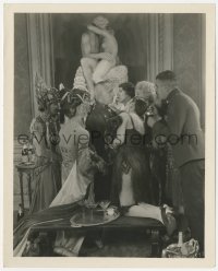 3r0604 WEDDING MARCH 8x10 still 1928 pretty girls urge Erich Von Stroheim to remain with them!