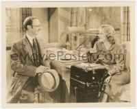 3r0617 WIFE VERSUS SECRETARY 8x10.25 still 1936 sexy Jean Harlow laughing with John Qualen!