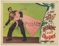 3r0993 ARSENIC & OLD LACE LC 1944 c/u of scared Cary Grant carrying Priscilla Lane, Frank Capra
