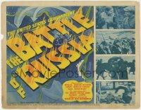 3r0670 BATTLE OF RUSSIA TC 1943 directed by Frank Capra for the U.S. Army, cool title art, rare!