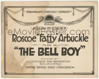 3r0674 BELL BOY TC 1919 Roscoe 'Fatty' Arbuckle, a true title card, ultra rare!