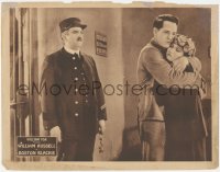 3r1028 BOSTON BLACKIE LC 1923 guard watches prisoner William Russell hug sad Eva Novak!