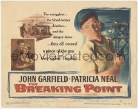 3r0691 BREAKING POINT TC 1950 John Garfield, Patricia Neal, Ernest Hemingway, Michael Curtiz noir!