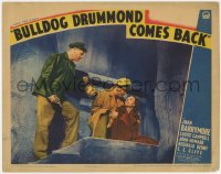 3r1035 BULLDOG DRUMMOND COMES BACK LC 1937 John Barrymore with gun by Howard & Louise Campbell!