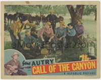 3r1044 CALL OF THE CANYON LC 1942 Gene Autry, Smiley Burnette, Bob Nolan & the Sons of the Pioneers!