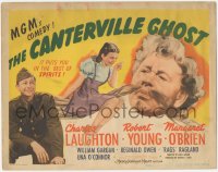 3r0701 CANTERVILLE GHOST TC 1944 Margaret O'Brien w/ spirit Charles Laughton & soldier Robert Young!