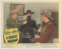 3r1090 DESERT HORSEMAN LC 1946 Charles Starrett as The Durango Kid is about to get unmasked!