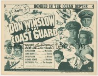 3r0734 DON WINSLOW OF THE COAST GUARD chapter 7 TC 1943 WWII serial, Bombed in the Ocean Depths!