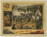 3r1127 FLAMING FRONTIER LC 1926 Farnum as Custer tells Chief Sitting Bull to go back to reservation!