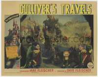 3r1163 GULLIVER'S TRAVELS LC 1939 feature cartoon by Dave Fleischer, great image of the village!