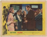 3r1176 HIGH NOON LC #8 1952 Lon Chaney Jr, Mitchell & Grace Kelly w/ Gary Cooper receiving telegram!