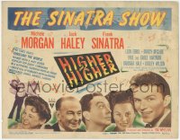 3r0789 HIGHER & HIGHER TC 1943 super young Frank Sinatra, Michele Morgan, Jack Haley!