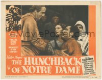 3r1193 HUNCHBACK OF NOTRE DAME LC #7 R1952 Maureen O'Hara and Edmond O'Brien are united at the climax!