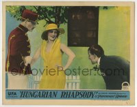 3r1194 HUNGARIAN RHAPSODY LC 1929 UFA German movie with Lil Dagover released in the U.S., rare!
