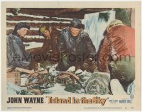 3r1207 ISLAND IN THE SKY LC #6 1953 John Wayne & plane crash survivors trapped in snowstorm!