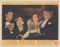 3r1211 JOHN MEADE'S WOMAN LC 1937 Edward Arnold, Francine Larrimore, Bancroft & Gail Patrick in car!