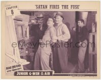 3r1212 JUNIOR G-MEN OF THE AIR chapter 8 LC 1942 The Dead End Kids serial, Satan Fires the Fuse!