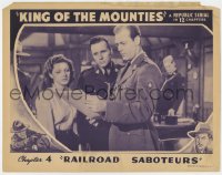 3r1219 KING OF THE MOUNTIES chapter 4 LC 1942 Allan Rocky Lane fighting the Railroad Saboteurs!