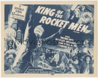 3r0813 KING OF THE ROCKET MEN TC R1956 Republic sci-fi serial, great artwork + photo montage!