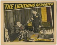 3r1229 LIGHTNING REPORTER LC 1926 young reporter Johnnie Walker help railroad boss on Wall Street!