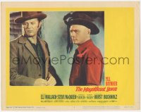 3r1242 MAGNIFICENT SEVEN LC #5 1960 Brad Dexter understands Yul Brynner too well & wants the gold!
