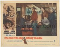 3r1251 MAN WHO SHOT LIBERTY VALANCE LC #7 1962 John Wayne takes charge from James Stewart & O'Brien!