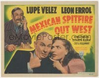 3r0843 MEXICAN SPITFIRE OUT WEST TC 1940 great close up of sexy Lupe Velez & Leon Erroll!