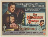 3r0846 MIDNIGHT STORY TC 1957 Tony Curtis in the strangest San Francisco manhunt in crime's history!