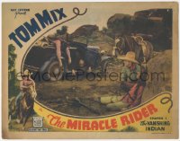 3r1263 MIRACLE RIDER chapter 1 LC 1935 Tom Mix serial, The Vanishing Indian, full-color image!