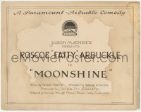 3r0852 MOONSHINE TC 1918 Fatty Arbuckle & Buster Keaton hillbilly bootlegging comedy, ultra rare!