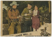 3r1278 MYSTERY RIDER LC 1927 Ted Wells as Pawnee Bill Jr. in unreleased western, ultra rare!