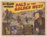 3r0868 PALS OF THE GOLDEN WEST TC 1951 great images of Roy Rogers, pretty Dale Evans & Estelita!