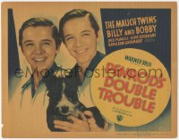 3r0871 PENROD'S DOUBLE TROUBLE TC 1938 identical twins Billy & Bobby Mauch as identical strangers!