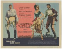 3r0874 PRIDE & THE PASSION TC 1957 Cary Grant w/sword, Frank Sinatra w/whip, sexy Sophia Loren!