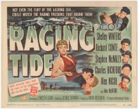3r0881 RAGING TIDE TC 1951 sexy bad girl Shelley Winters, Richard Conte, Stephen McNally, Bickford
