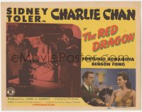 3r0885 RED DRAGON TC 1945 Sidney Toler as Charlie Chan, Benson Fong, Mantan Moreland, Carol Hughes!