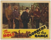 3r1340 ROBBERS OF THE RANGE LC 1941 Tim Holt & his cowboy friends catch the bad guy!