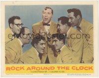 3r1341 ROCK AROUND THE CLOCK LC 1956 best portrait of Bill Haley and His Comets singing together!