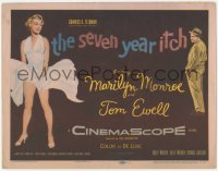 3r0002 SEVEN YEAR ITCH TC 1955 Billy Wilder, classic image of sexy Marilyn Monroe with skirt blowing!